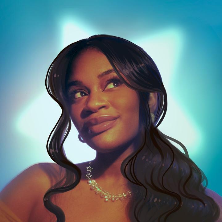 uses our custom Procreate brushes to draw a Kirby inspired oc. These