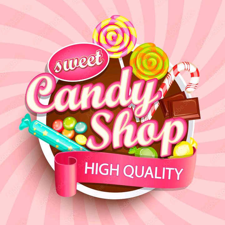 Candy shop 2. Логотип магазина сладостей. Эмблемы магазина сладостей. Вывеска сладости. Название для магазина сладостей.